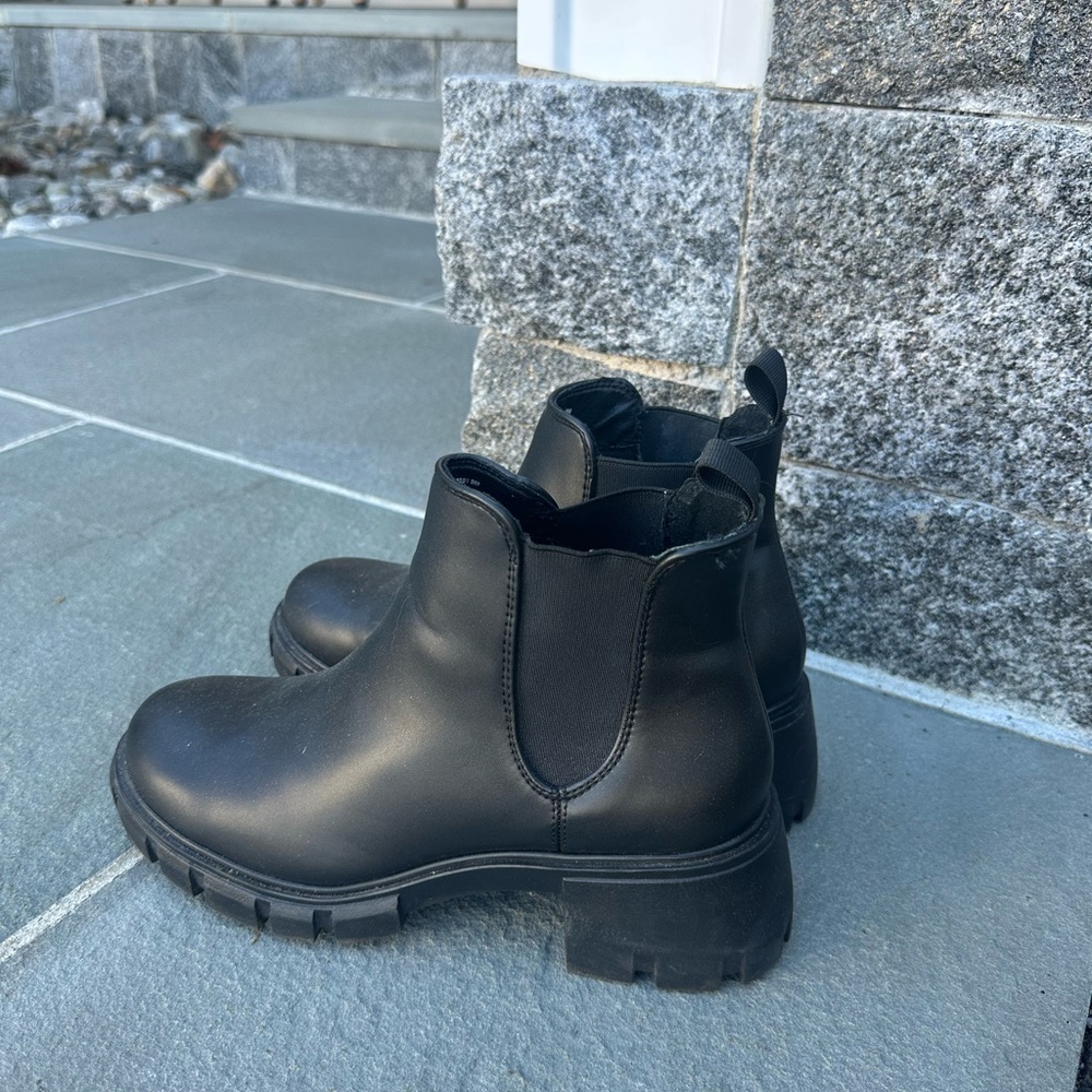 Steve Madden Black Ankle Boots